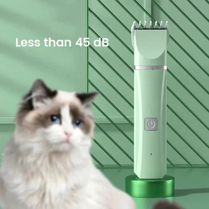 Electric Pet Grooming Kit for Cats & Dogs